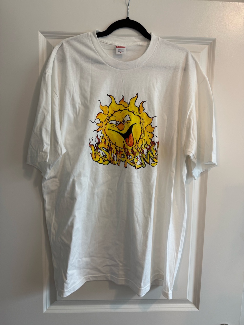 Supreme Sun Tee‎ XL White Excellent